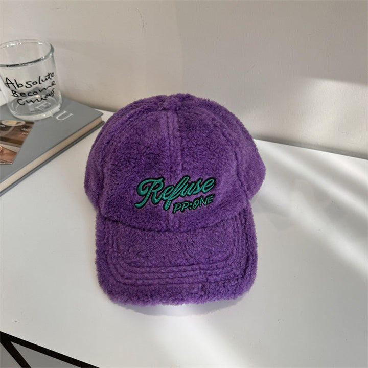 Women's Fuzzy Textured Baseball Cap Kalsten