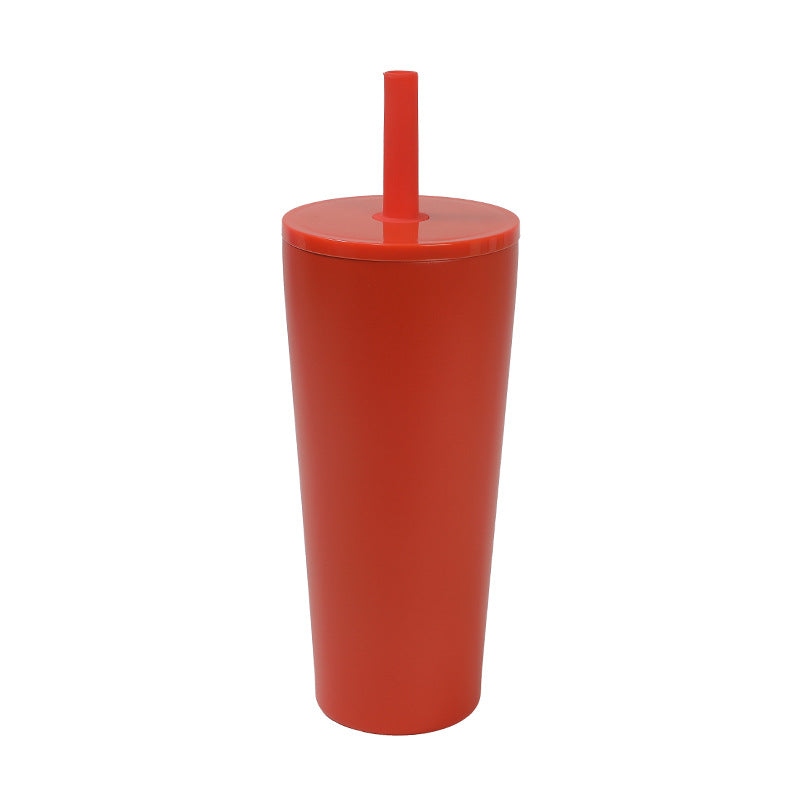 Unisex High-Quality Drinking Cup with Integrated Straw Kalsten