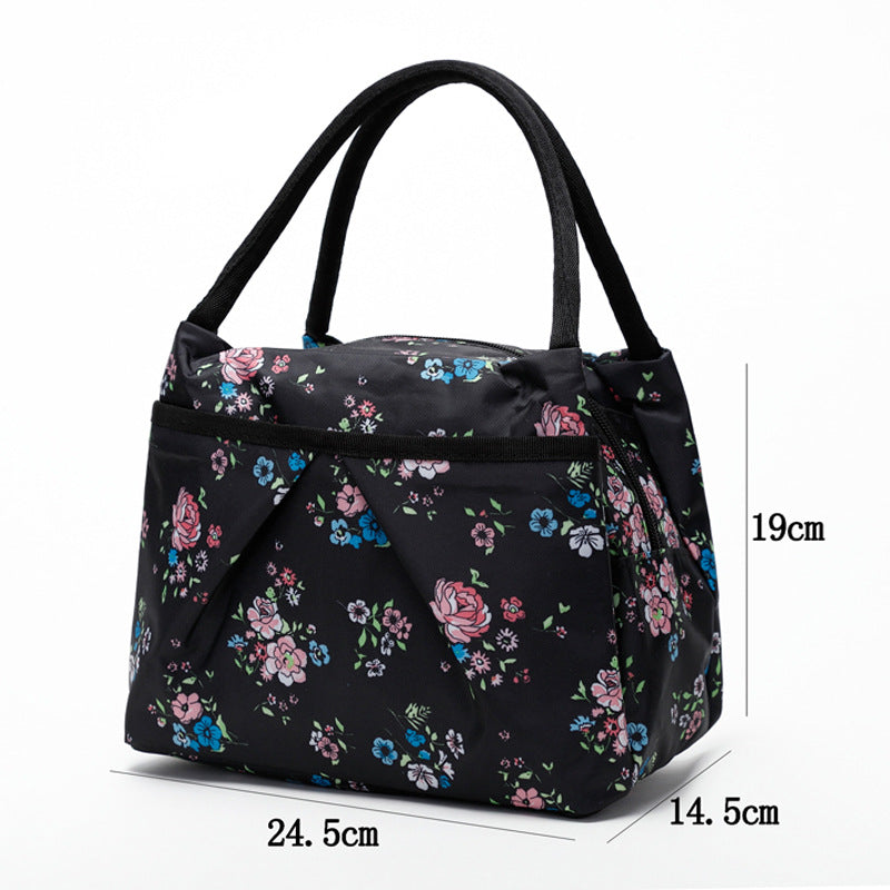 Floral Insulated Lunch Cooler Bag Kalsten
