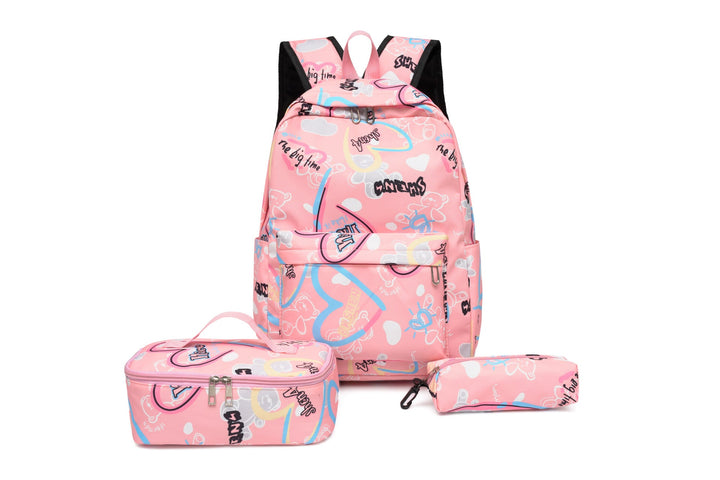 Backpack set with insulated lunch box and pencil case Kalsten