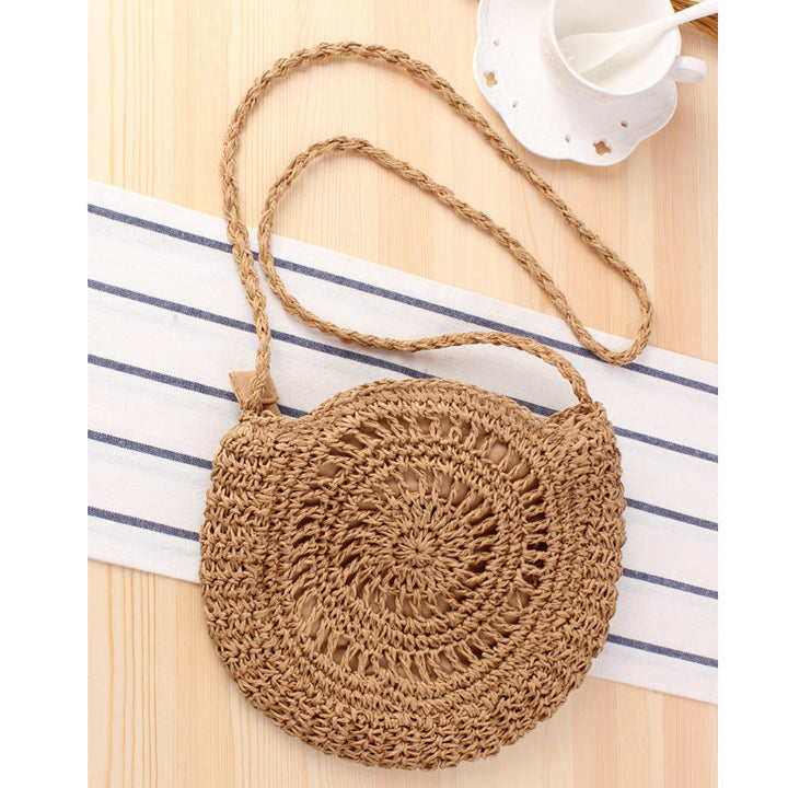 Macrame Crossbody Bag with Decorative Fringes Kalsten