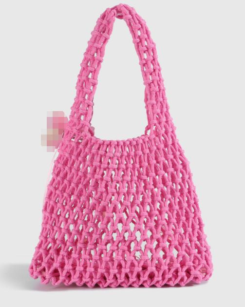 Hand-knotted tote bag made of natural cotton Kalsten