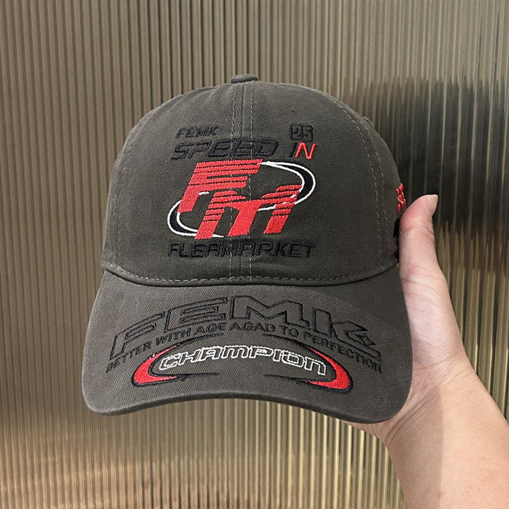 Men's Sporty Embroidered Cap Kalsten