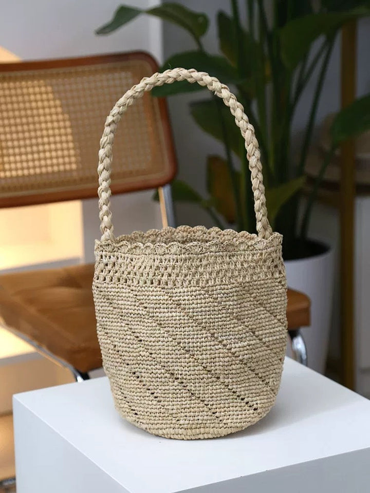 Hand-knotted basket bag Kalsten