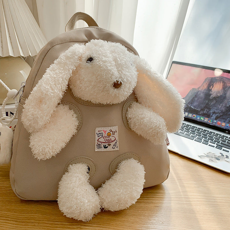 Plush Rabbit-Themed Backpack Kalsten