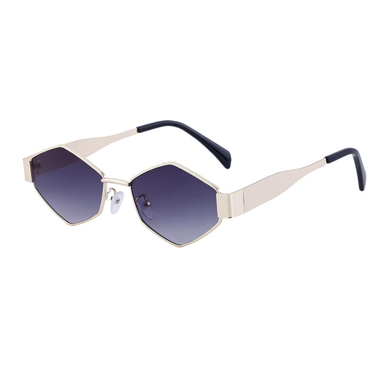 Women's geometric sunglasses with modern frame Kalsten