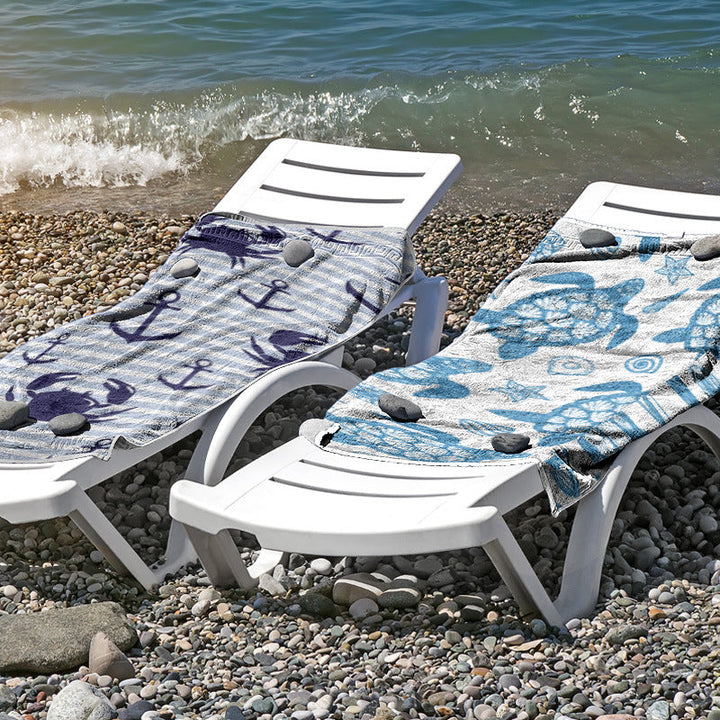 Beach towel made of skin-friendly microfiber with a creative pattern mix Kalsten