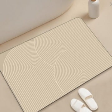 Stylish Geometric Pattern Bath Mat Kalsten