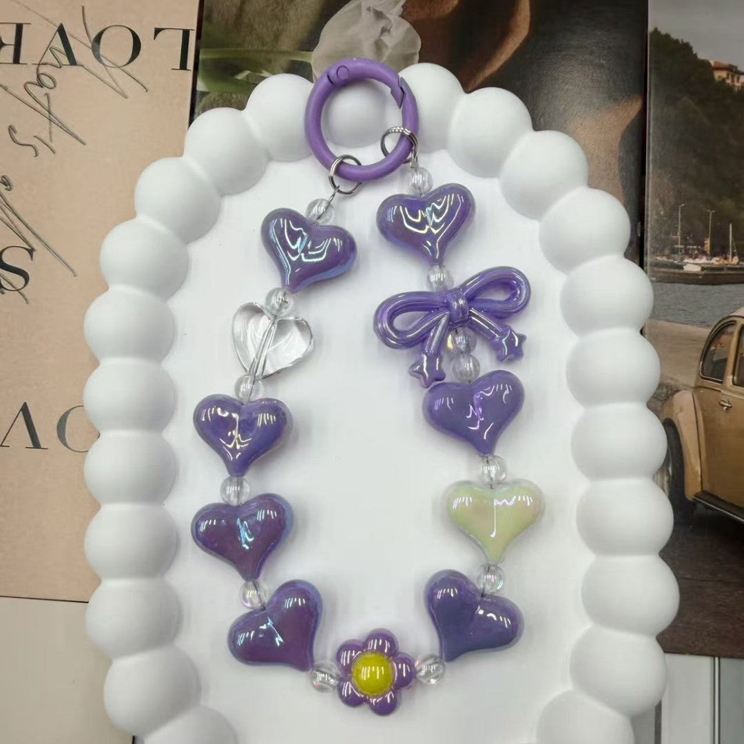 Decorative Heart-Shaped Keychain kalsten
