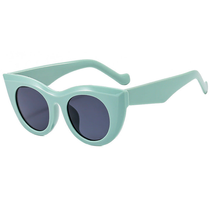 Women's Cat-Eye Sunglasses with Transparent Frame and Polarized Lenses Kalsten