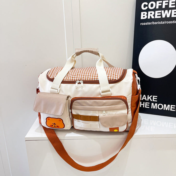 Sporty travel bag with multiple outer pockets Kalsten