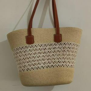 Trendy Woven Beach Bag Kalsten