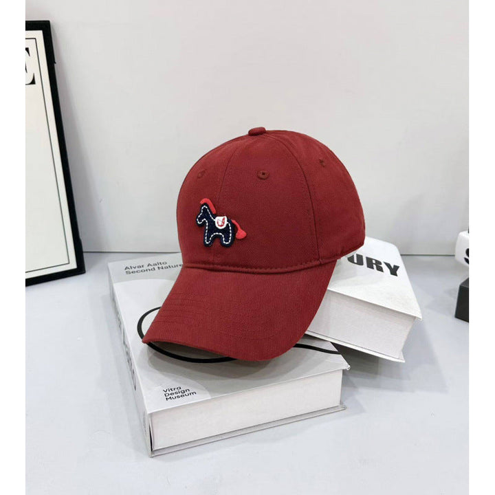 Women's Playful Embroidered Pony Baseball Cap Kalsten