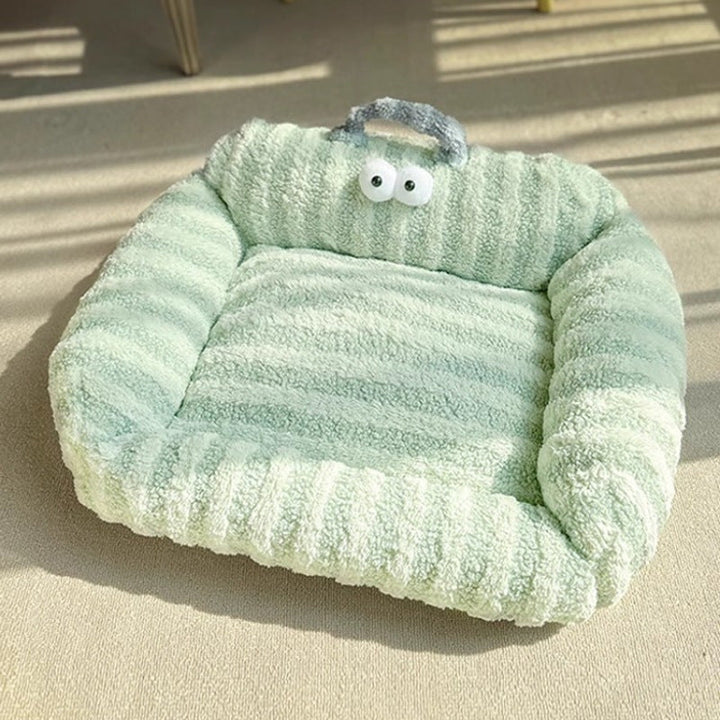 Cozy Striped  Cushion Bed  Dog Bed