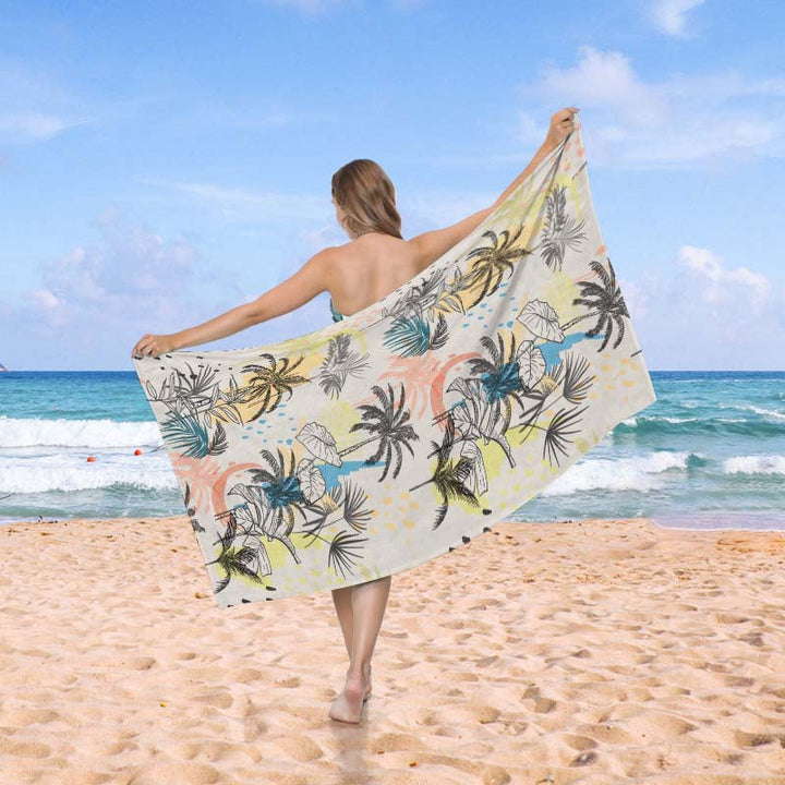 Beach towel in creative wave pattern Kalsten