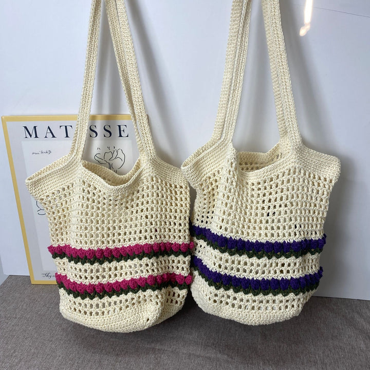 Hand-knotted shoulder bag Kalsten