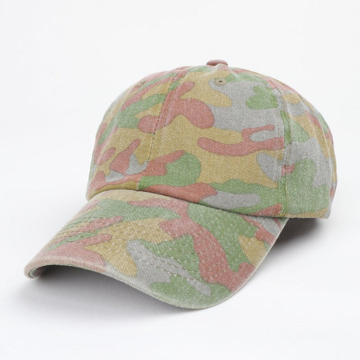 Unisex Camo Print Adjustable Baseball Cap Kalsten