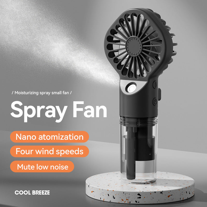 Cooling handheld misting fan with nano-atomizing water reservoir Kalsten