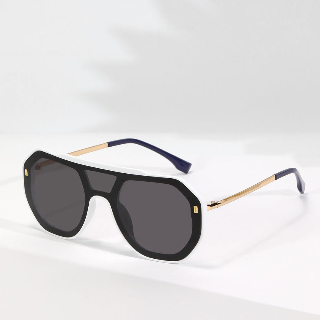 Women oversized geometric sunglasses with elegant frame Kalsten