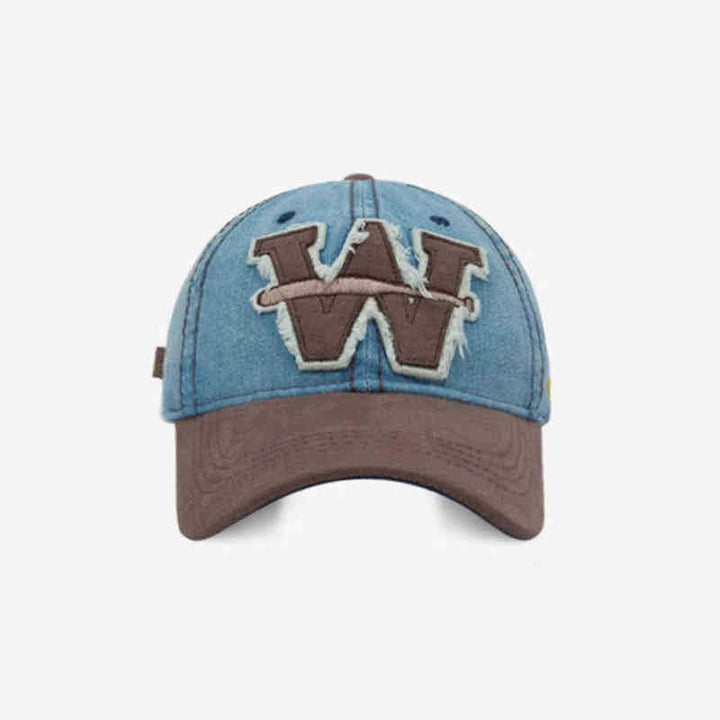 Men's Distressed Denim Baseball Cap Kalsten