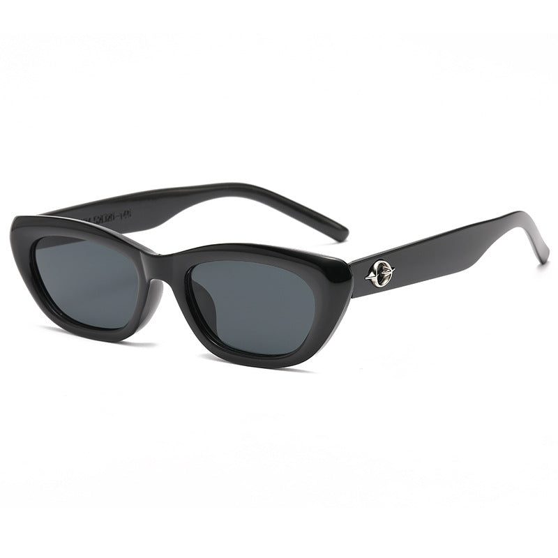 Women's Cat-Eye Sunglasses with Elegant Transparent Frame and UV Protection Kalsten