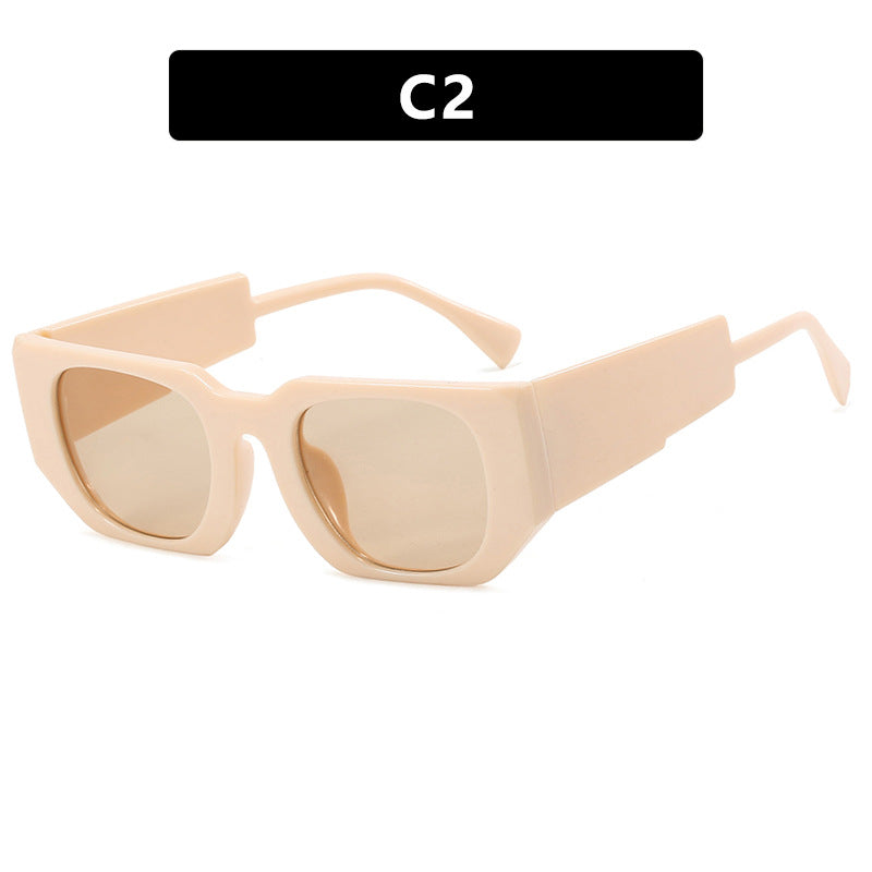 Ladies oversized sunglasses with geometric frame and UV protection Kalsten