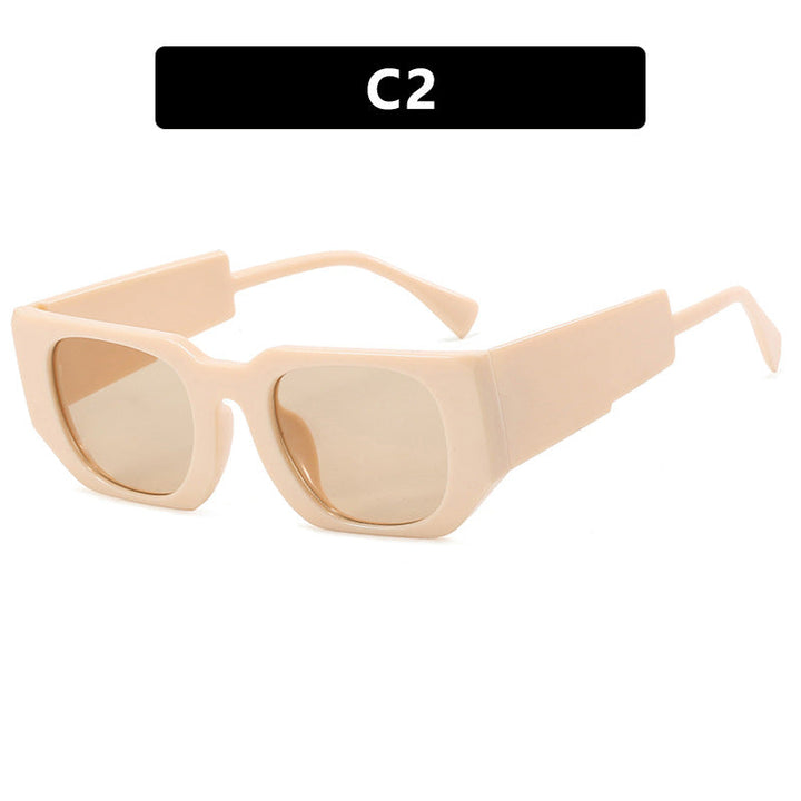 Ladies oversized sunglasses with geometric frame and UV protection Kalsten