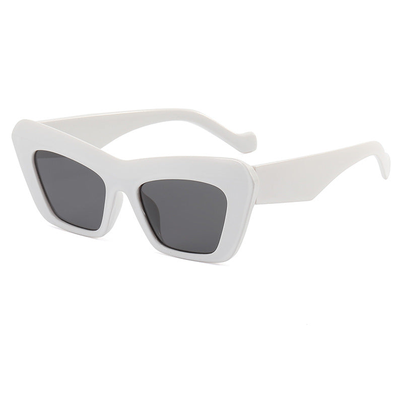Women's fashionable oversized sunglasses with angular frame Kalsten