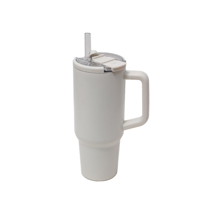 Women's insulated cup with handle and straw Kalsten
