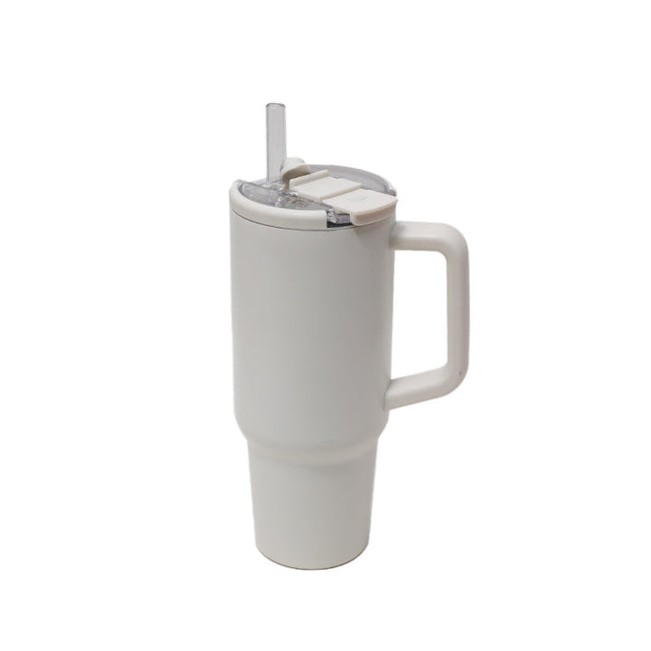 Women's insulated cup with handle and straw Kalsten