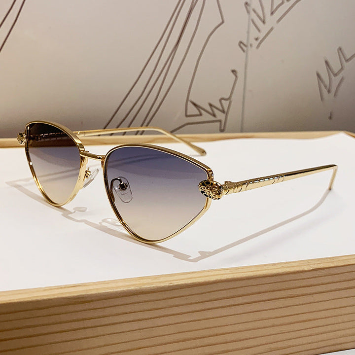 Ladies Designer Sunglasses with Chic Cat Eye Design and Luxurious Frame Kalsten