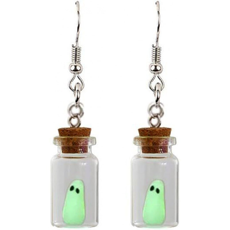 Ghost-In-A-Jar Dangle Earrings Kalsten