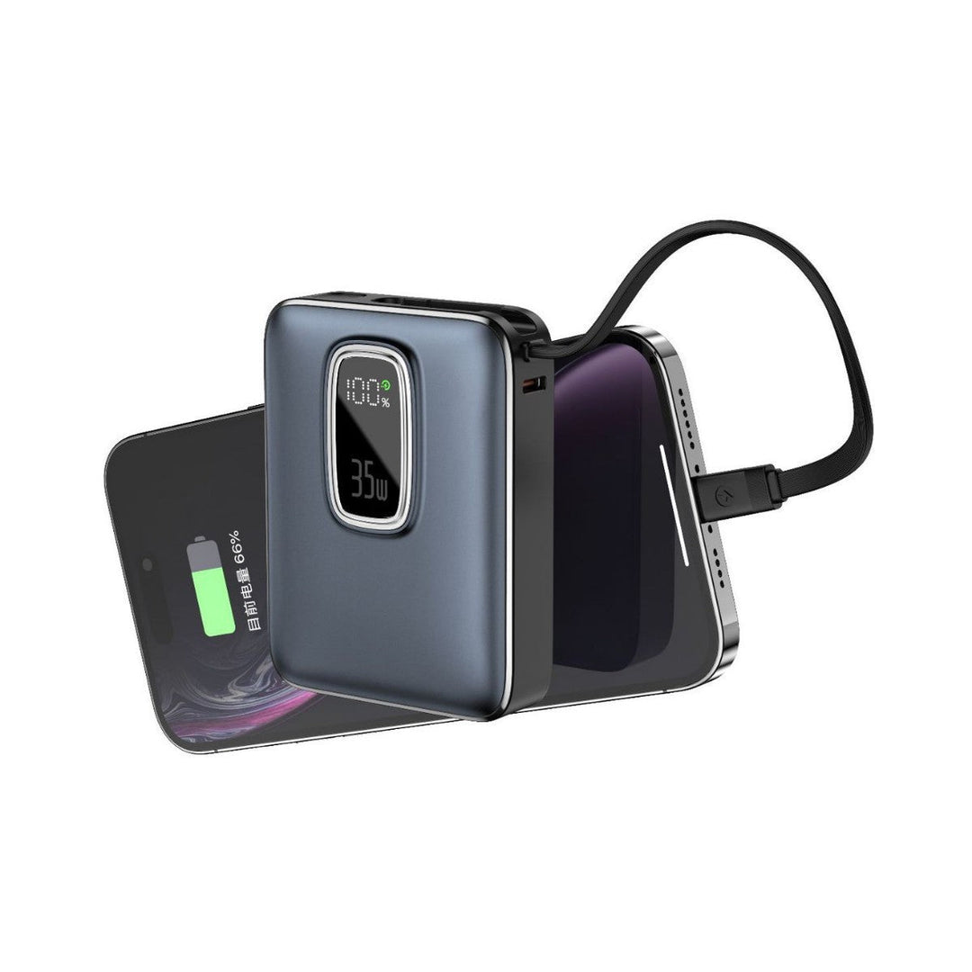 Portable power bank with integrated LED display and fast charging function Kalsten