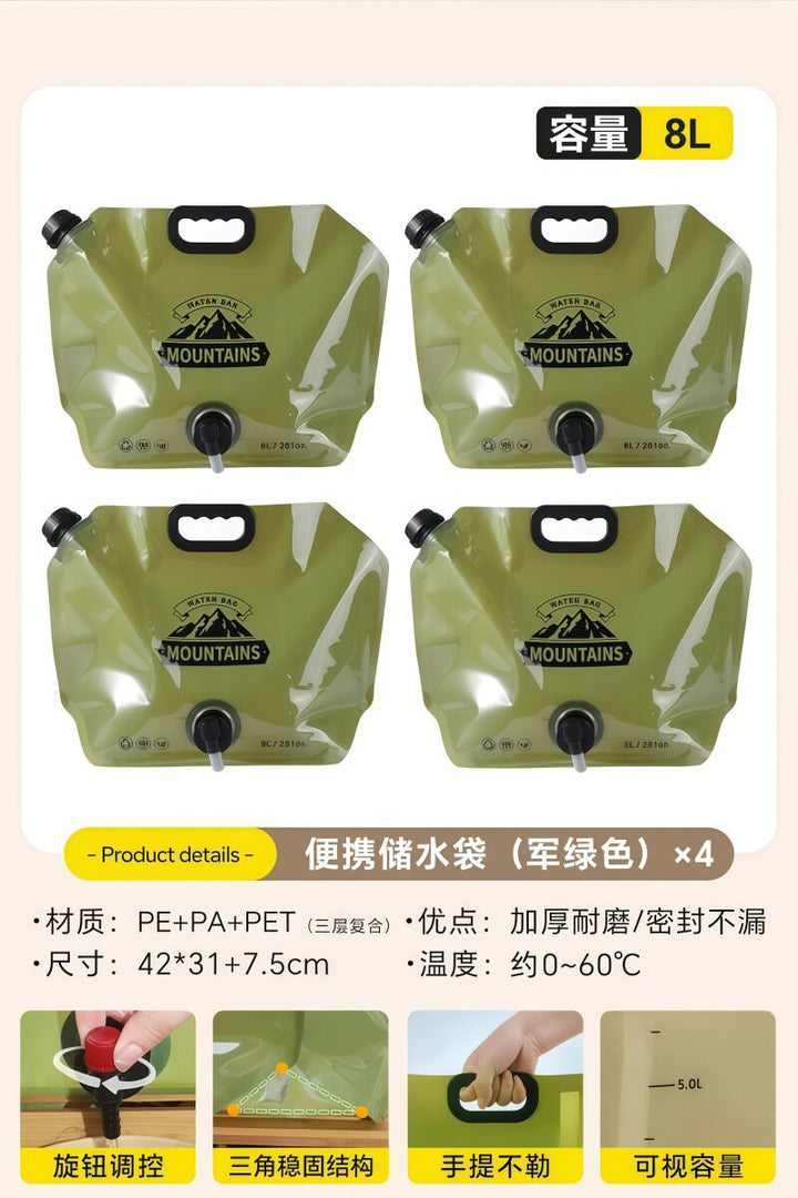 Women's Collapsible Water Container with Large Volume and Practical Features Bowlift