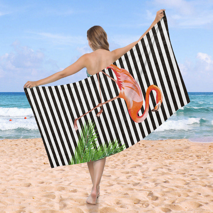 Beach towel with creative heart design Kalsten