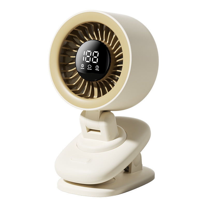 Women's portable table fan with digital temperature display Kalsten
