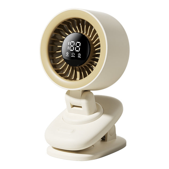 Women's portable table fan with digital temperature display Kalsten