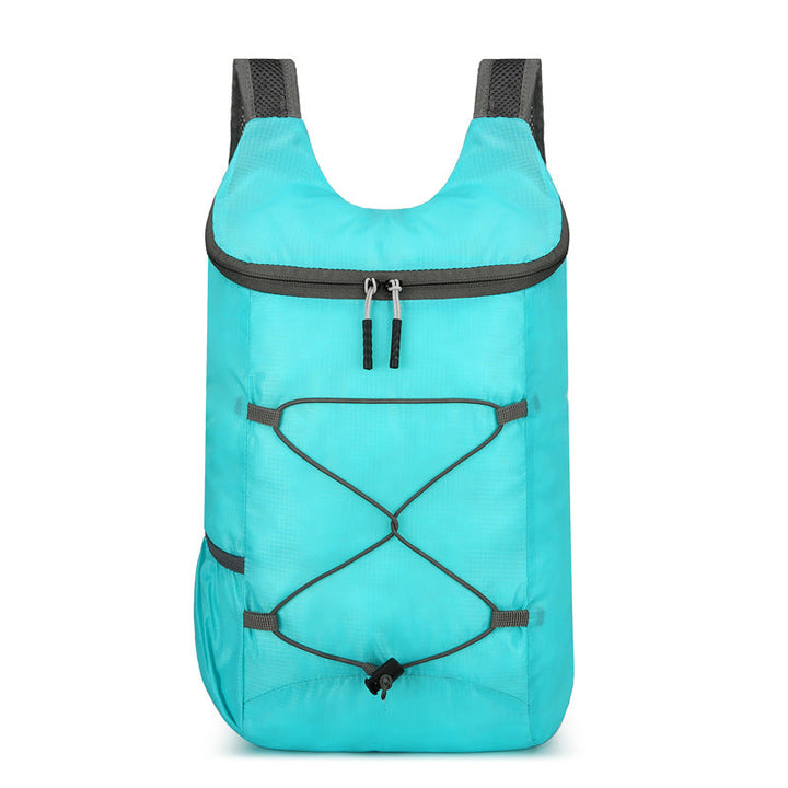 Unisex nan ultra-lightweight foldable daypack made of ripstop with elastic outer bungee and padded straps Kalsten