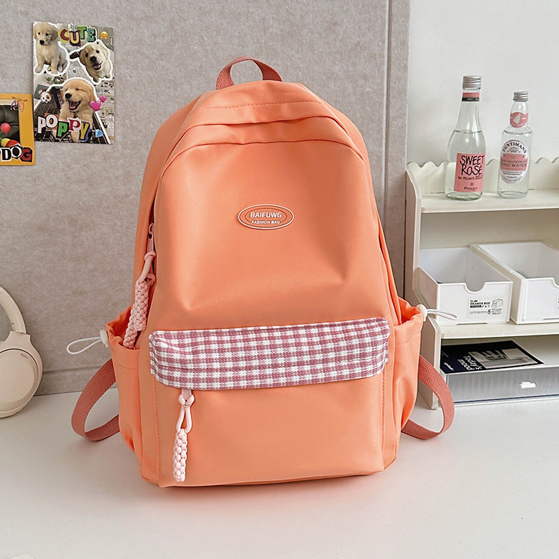 Casual Multi-Pocket School Backpack