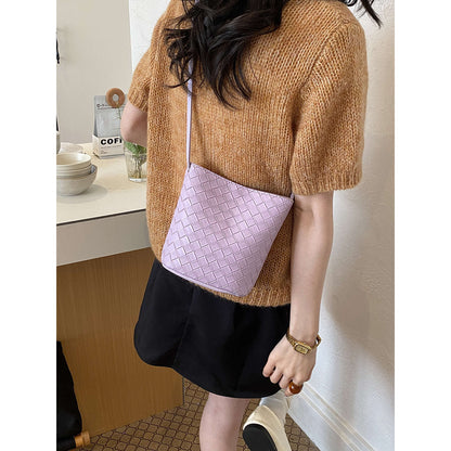 Woven Design Crossbody Handbag Acalora