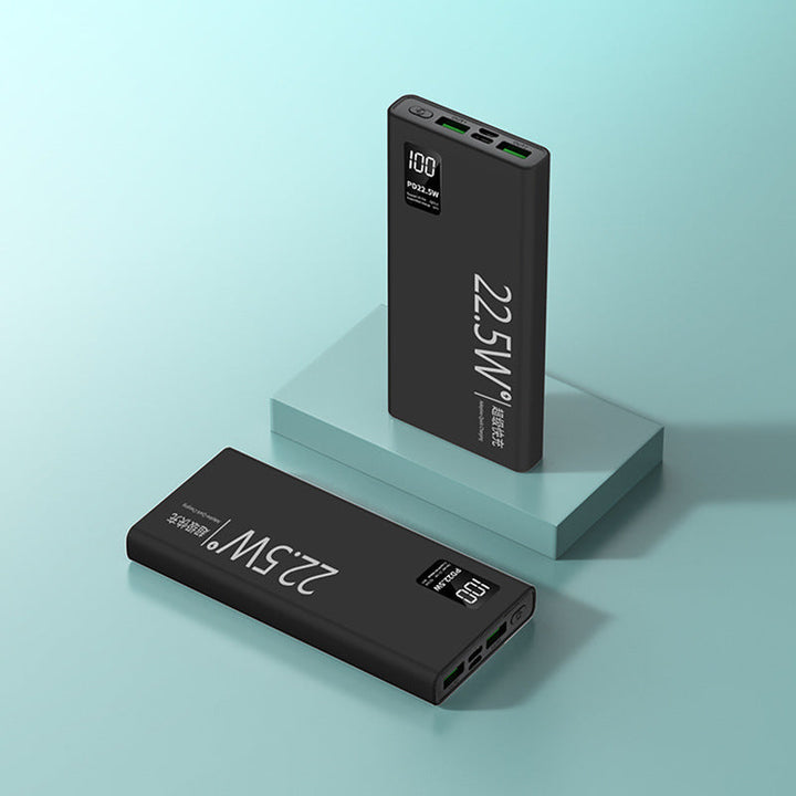 Portable Multi-Slot Power Bank with Digital Charging Status Indicator Kalsten