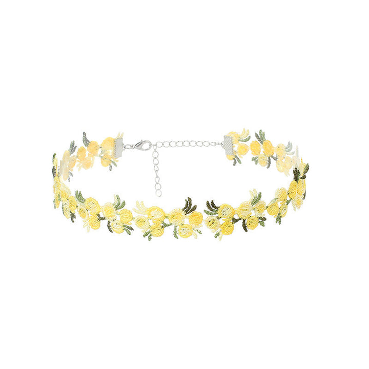 Floral Choker Necklace Kalsten