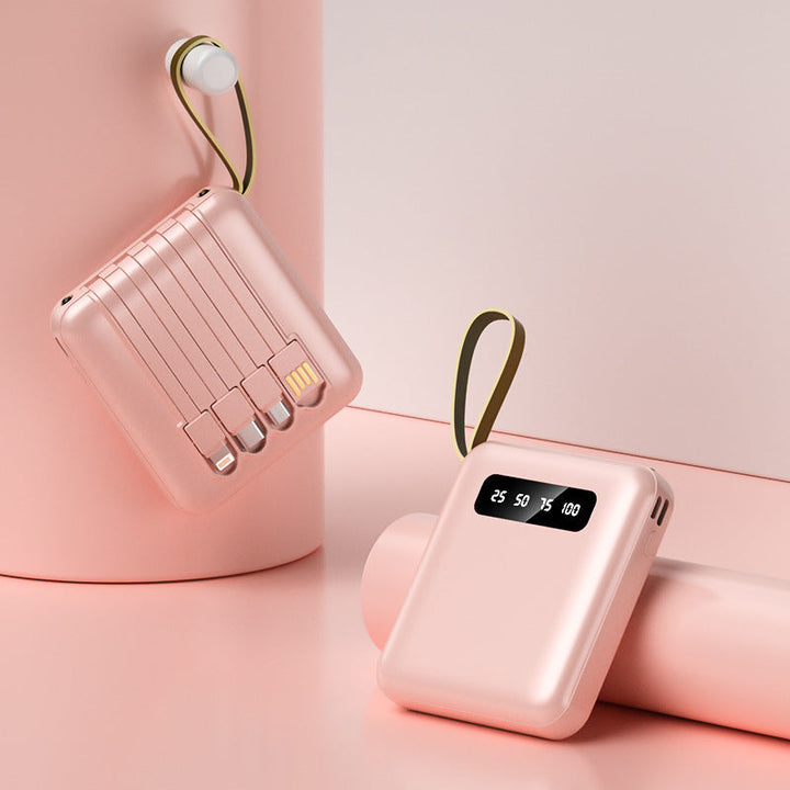 Multifunctional Power Bank with Integrated Cable System Kalsten