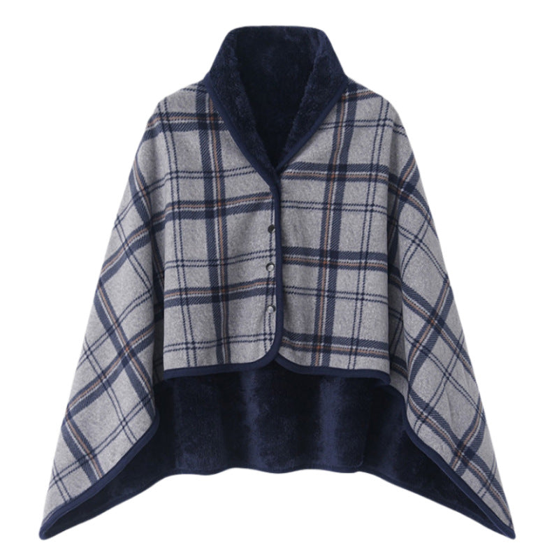Ladies elegant warmkeeping poncho blanket Kalsten