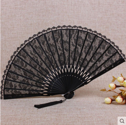 Ladies Filigree Lace Fan Kalsten