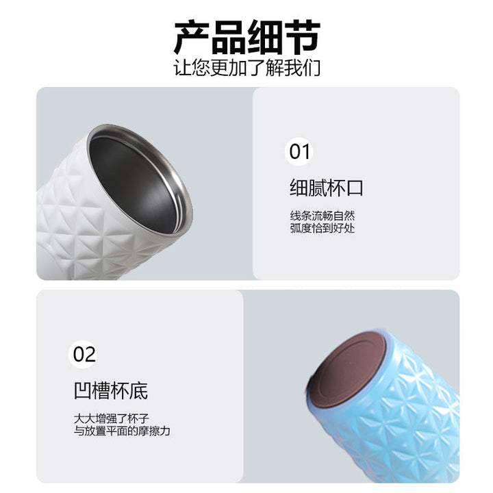 Women's modern drinking bottle with textured design Kalsten