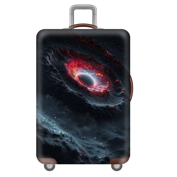 Unisex nano elastic suitcase cover with starry sky city motif, stretch protective cover for trolley luggage Kalsten