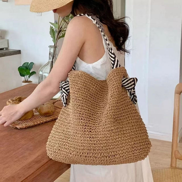 Handbag with Striped Straps Kalsten