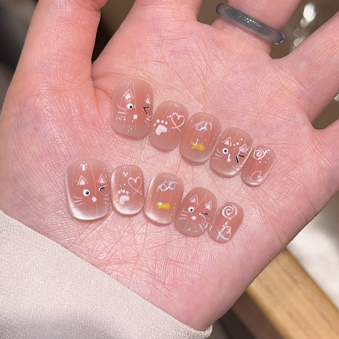 Playful Artificial Nail Design Kalsten