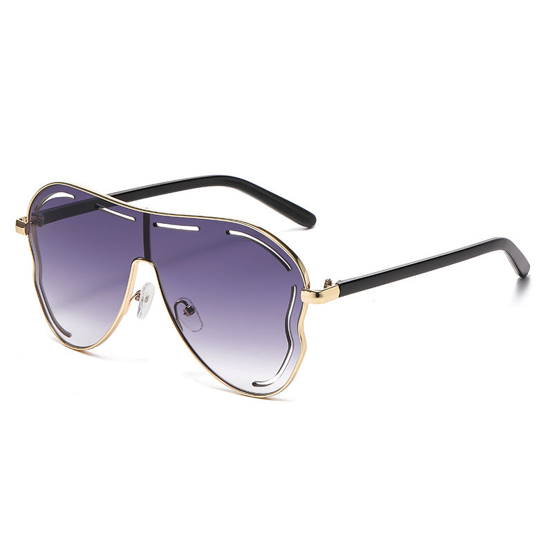 Men's Aviator-Style Shield Sunglasses Kalsten
